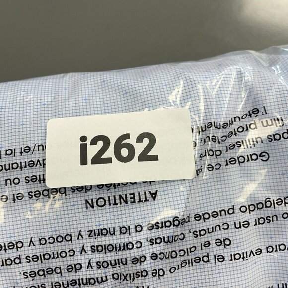 NEW Calvin Klein Men's L Button down Dress Shirt Regular Fit Light Blue Pattern - Picture 9 of 9